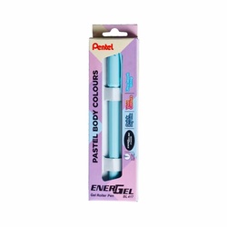 ENERGEL Gel Roller Pen with Pastel Body and Blue Ink